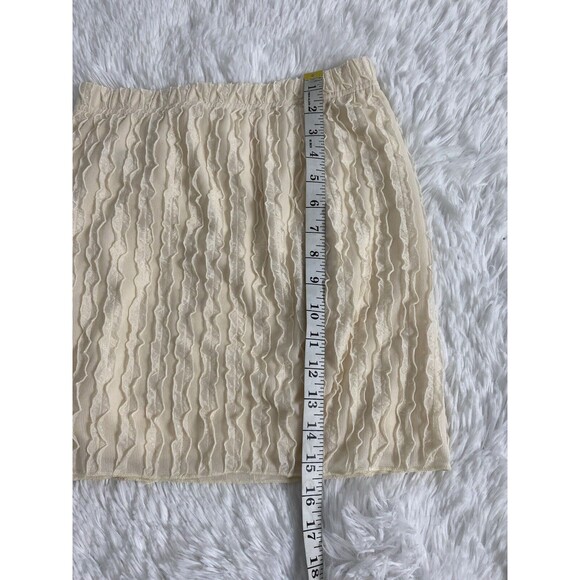 Shein Womens 2 Piece Set Mini Skirt Tank Top Beige Size S Sleeveless Outfit - Picture 2 of 13